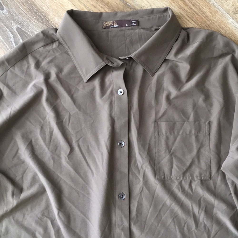 Prana Lightweight Button Down Top - image 2